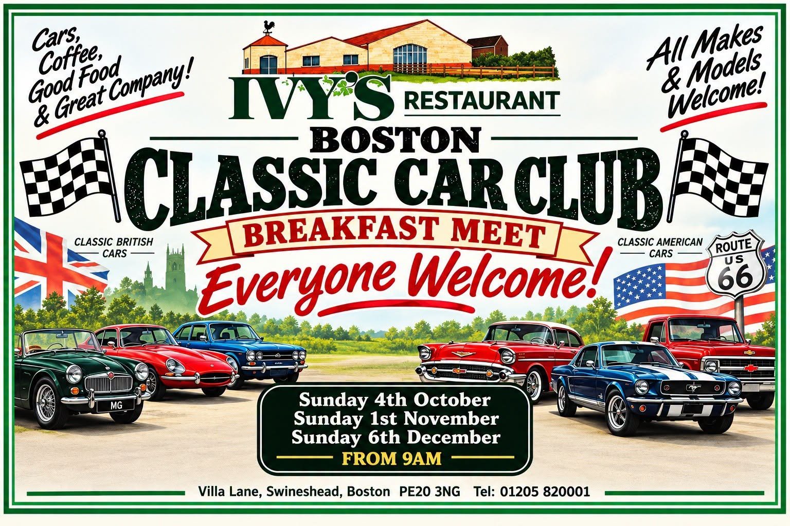 BOSTON CLASSIC CAR CLUB CLASSIC VEHICLE BREAKFAST MEET