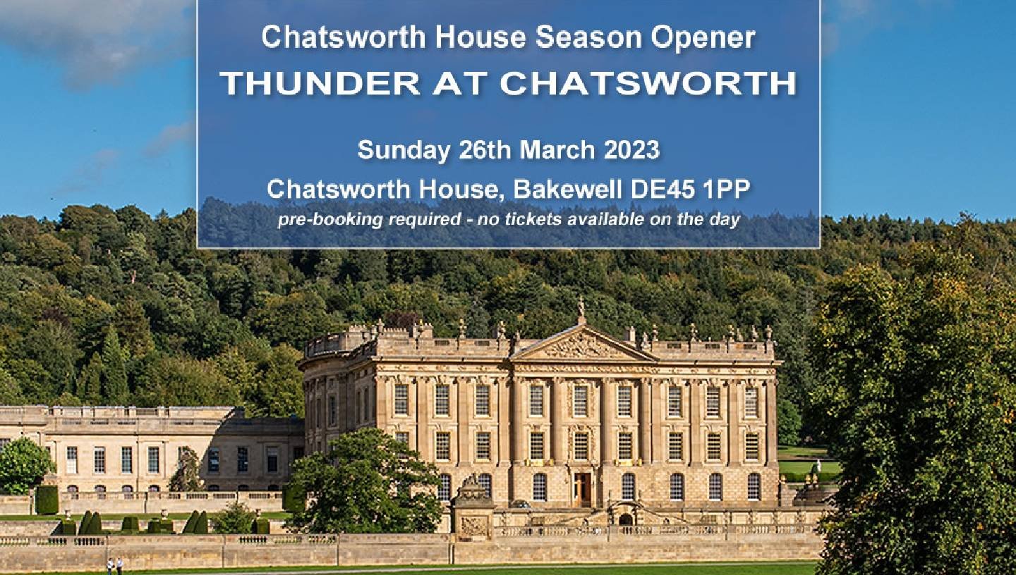 BLACKPOOL THUNDER CHATSWORTH HOUSE SEASON OPENER THUNDER AT CHATSWORTH