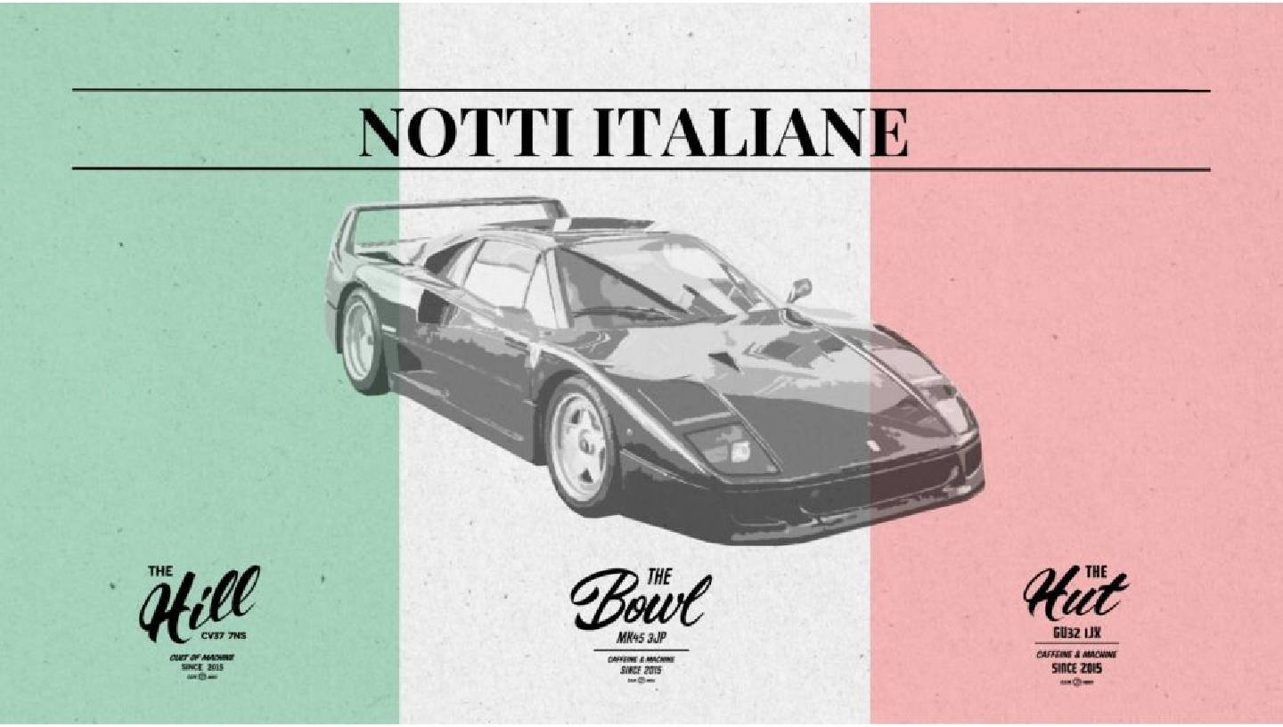 CAFFEINE & MACHINE NOTTI ITALIANE