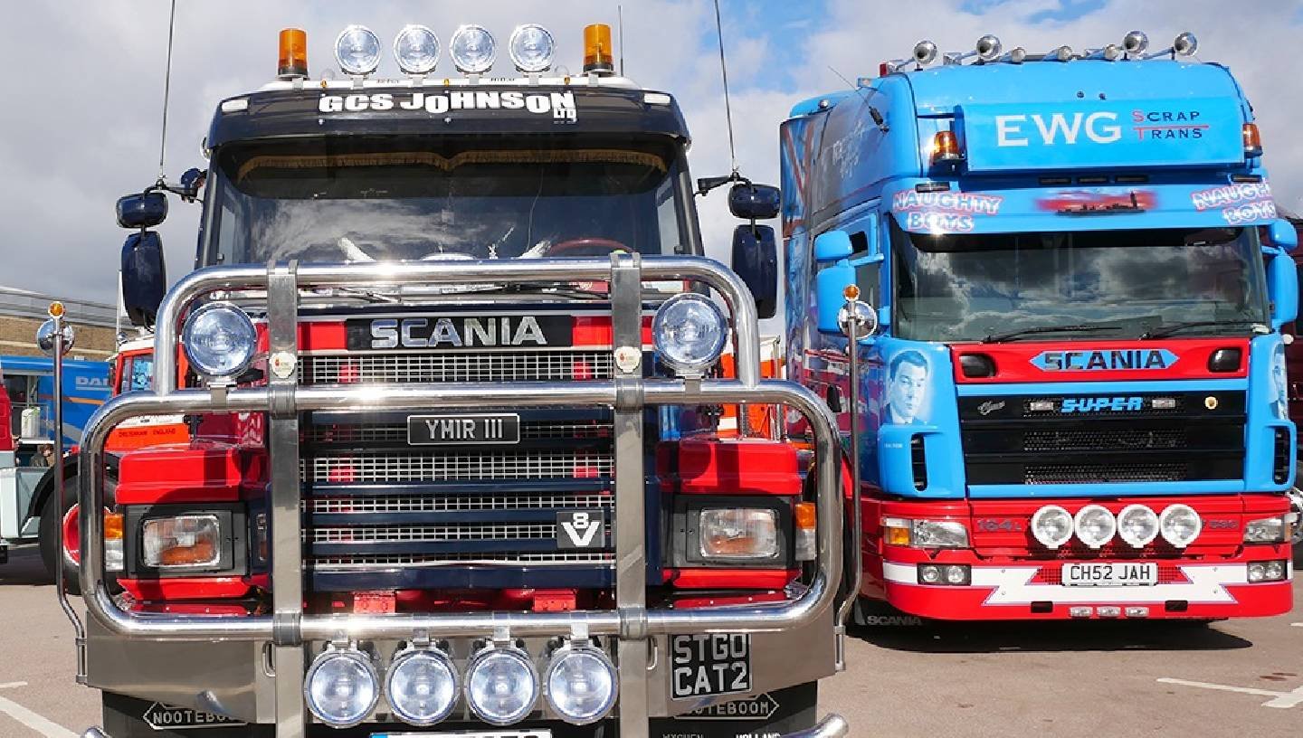 BRITISH MOTORS MUSEUM: RETRO TRUCK SHOW