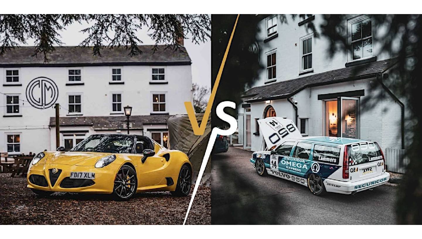 CAFFEINE & MACHINE ALFA ROMEO VS VOLVO YARD MEET