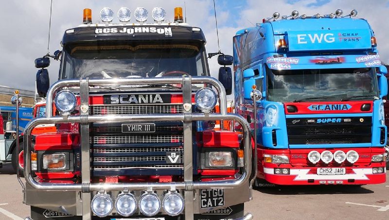 BRITISH MOTORS MUSEUM RETRO TRUCK SHOW