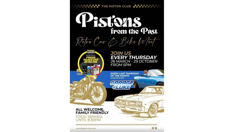 THE PISTON'S FROM THE PAST RETRO CAR & BIKE MEET